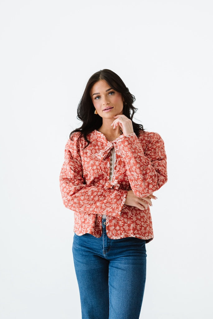 Ivy Floral Quilted Jacket