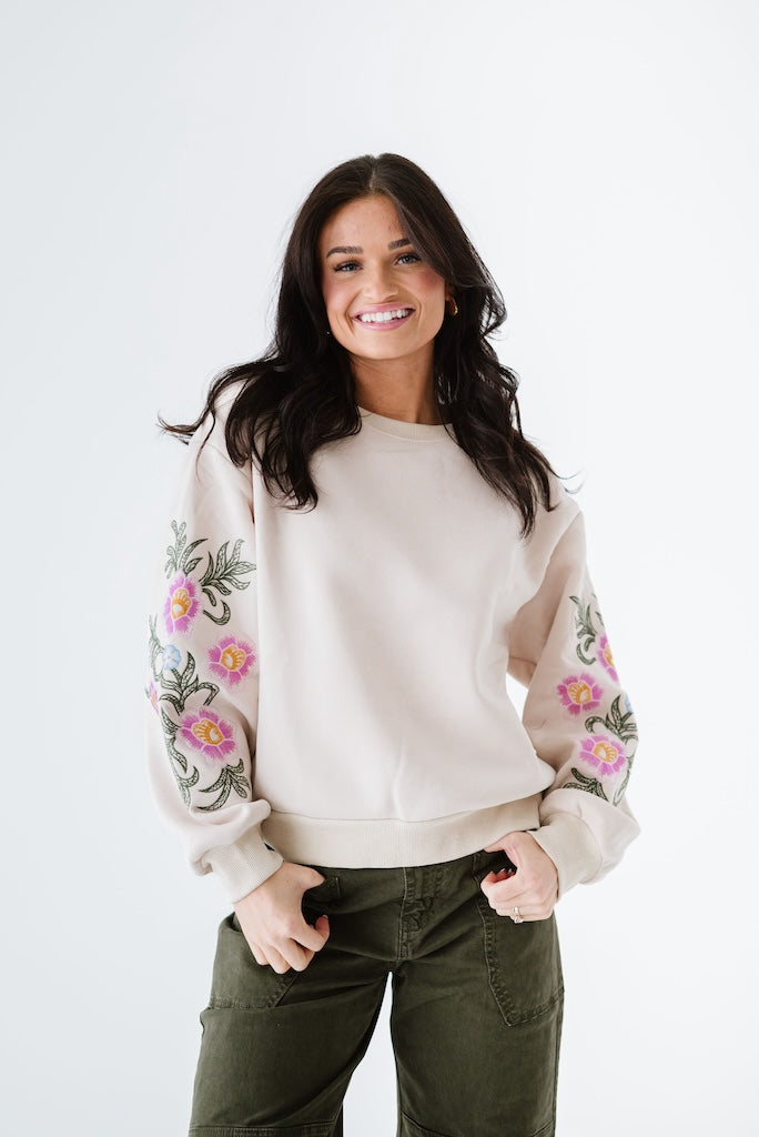 Wisteria Fleece Pullover