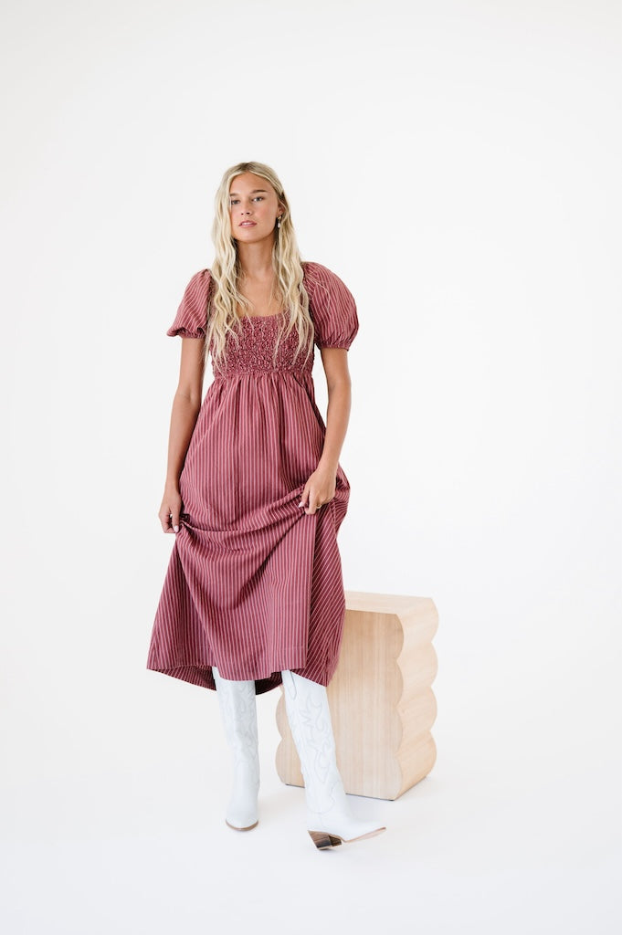 Desert Rose Smocked Dress